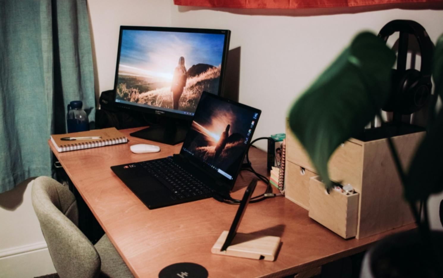 Netzwerk und digitale Sicherheit visualisiert